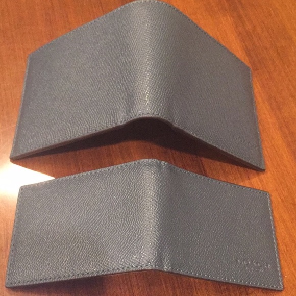 Coach “Dark Denim” color Compact ID wallet - Picture 6 of 7